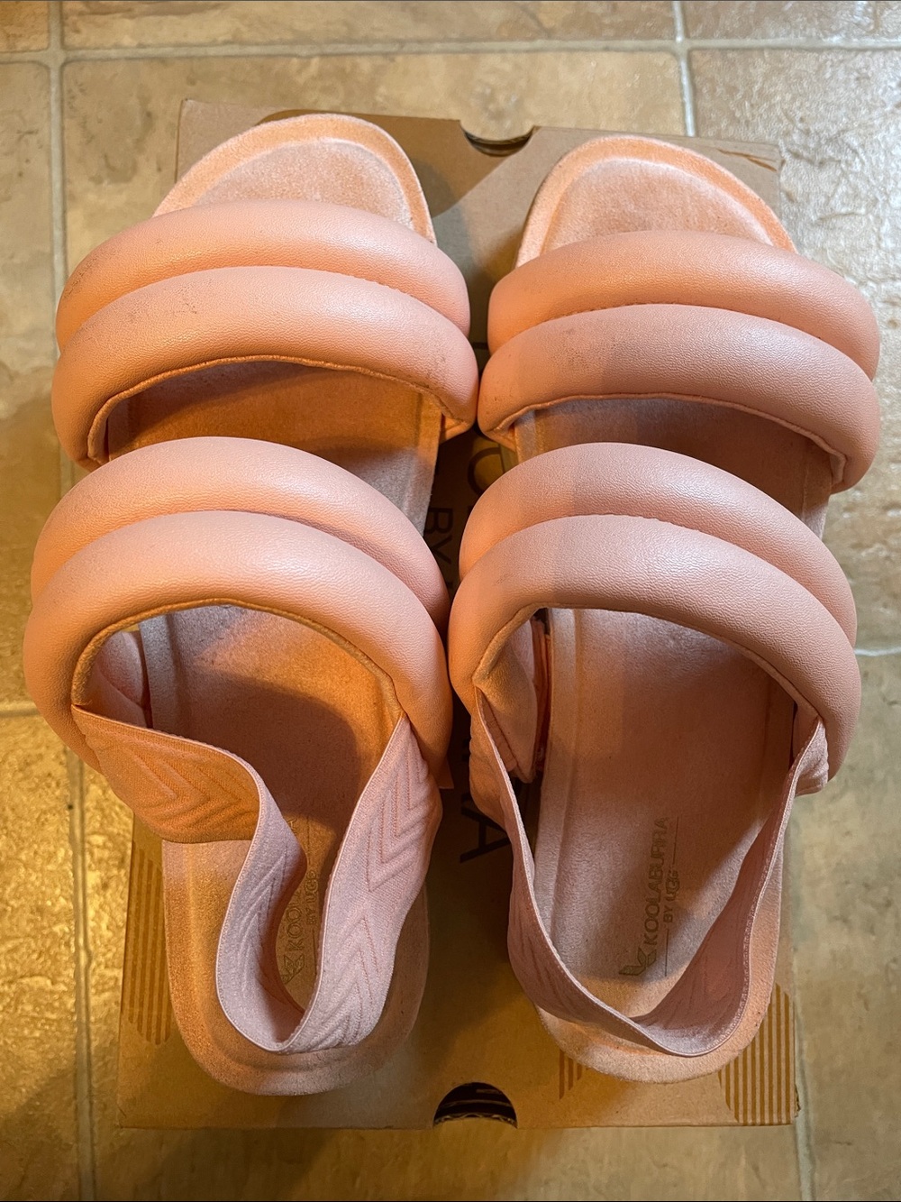UGG Blush Padded Double-Strap Slide Sandals